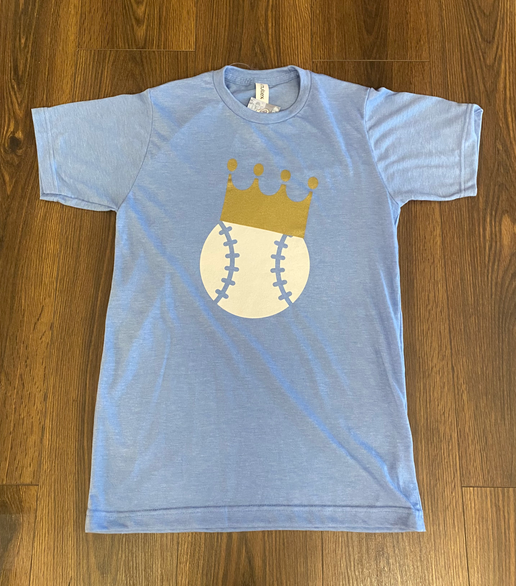 Baseball And Crown Shirt