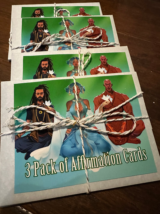 3 Piece Mystery Affirmation Card Set