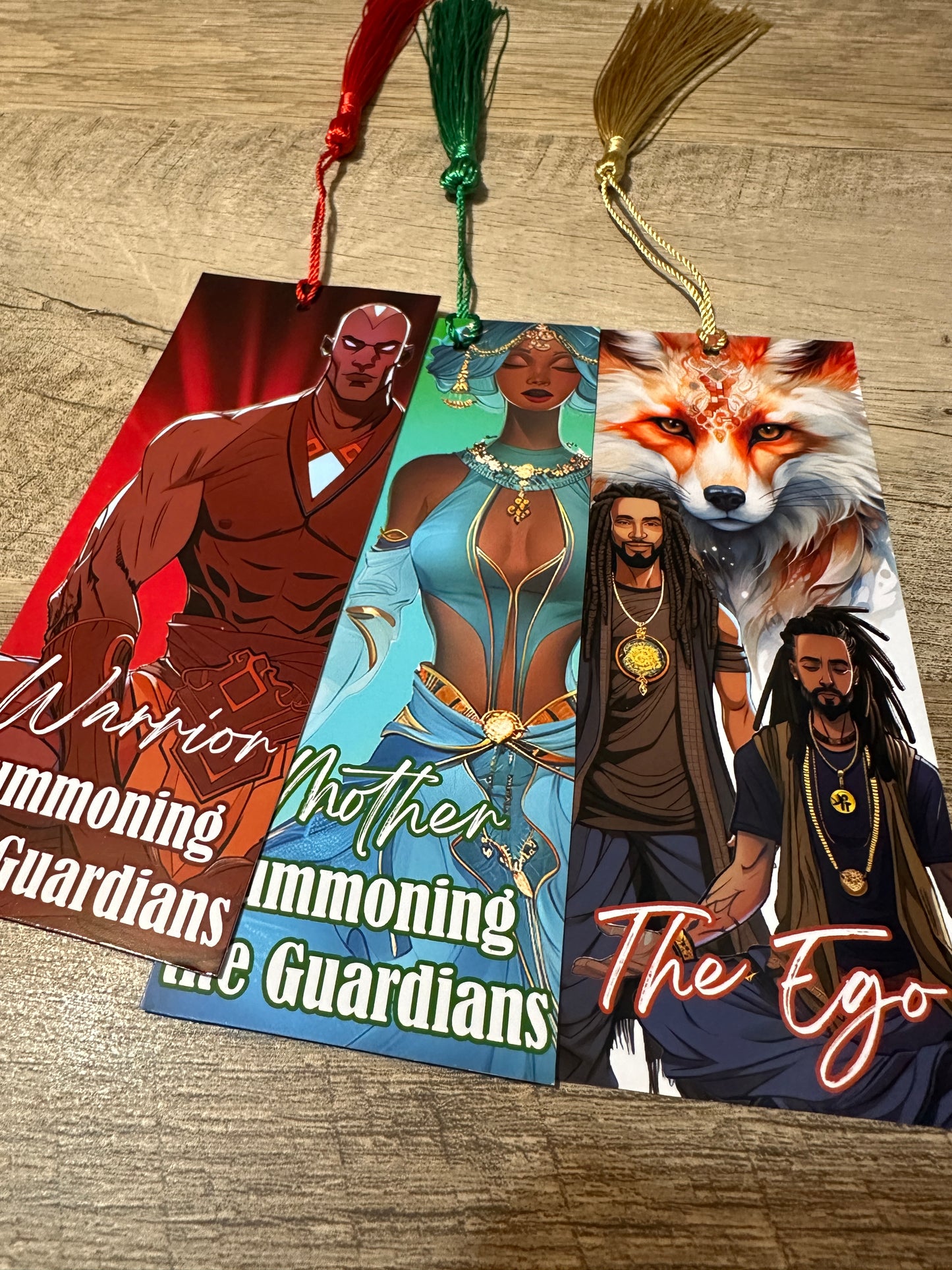 3 Piece Set of Summoning the Guardians Bookmarks